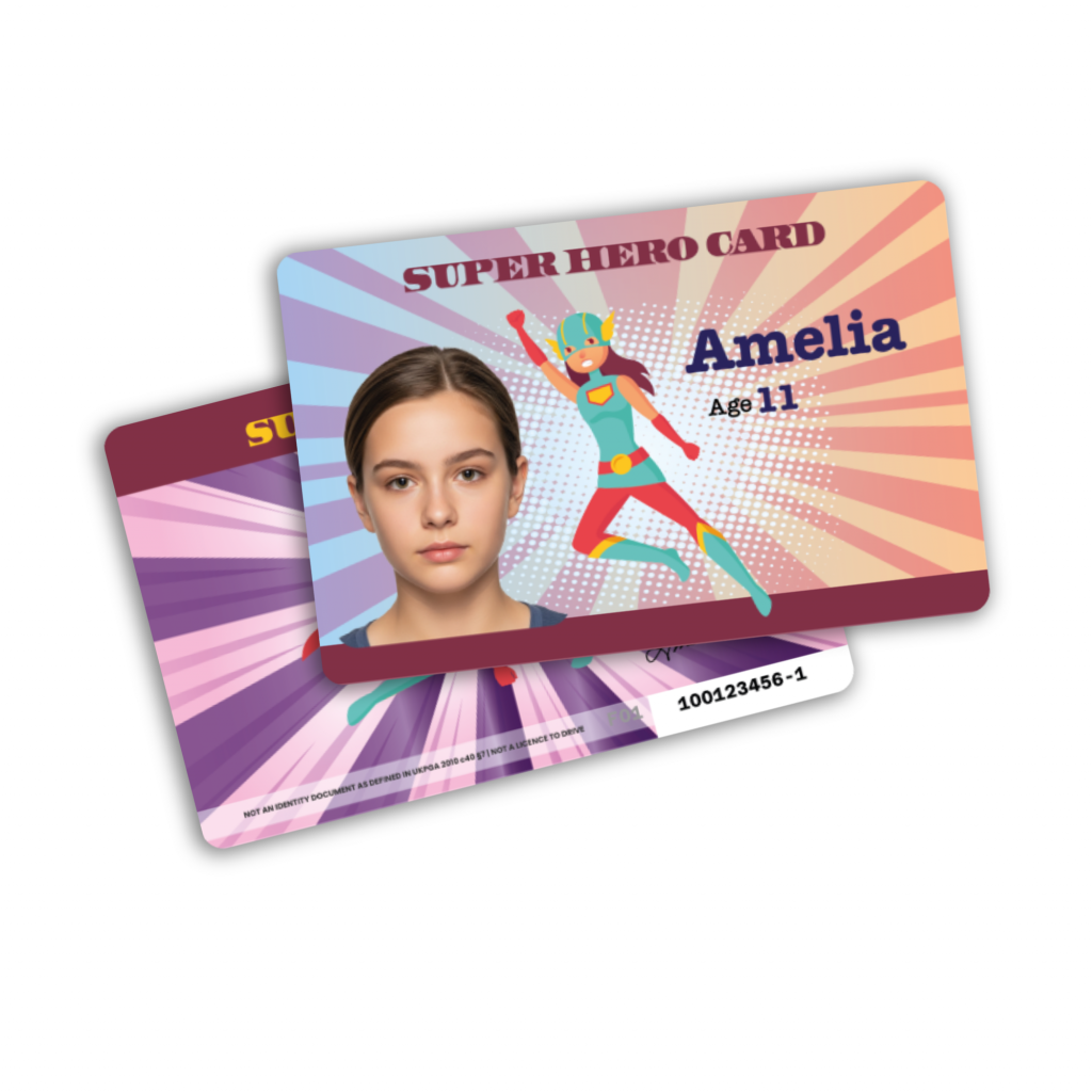 Super hero 2 front 14 mockup card flat.psd 0